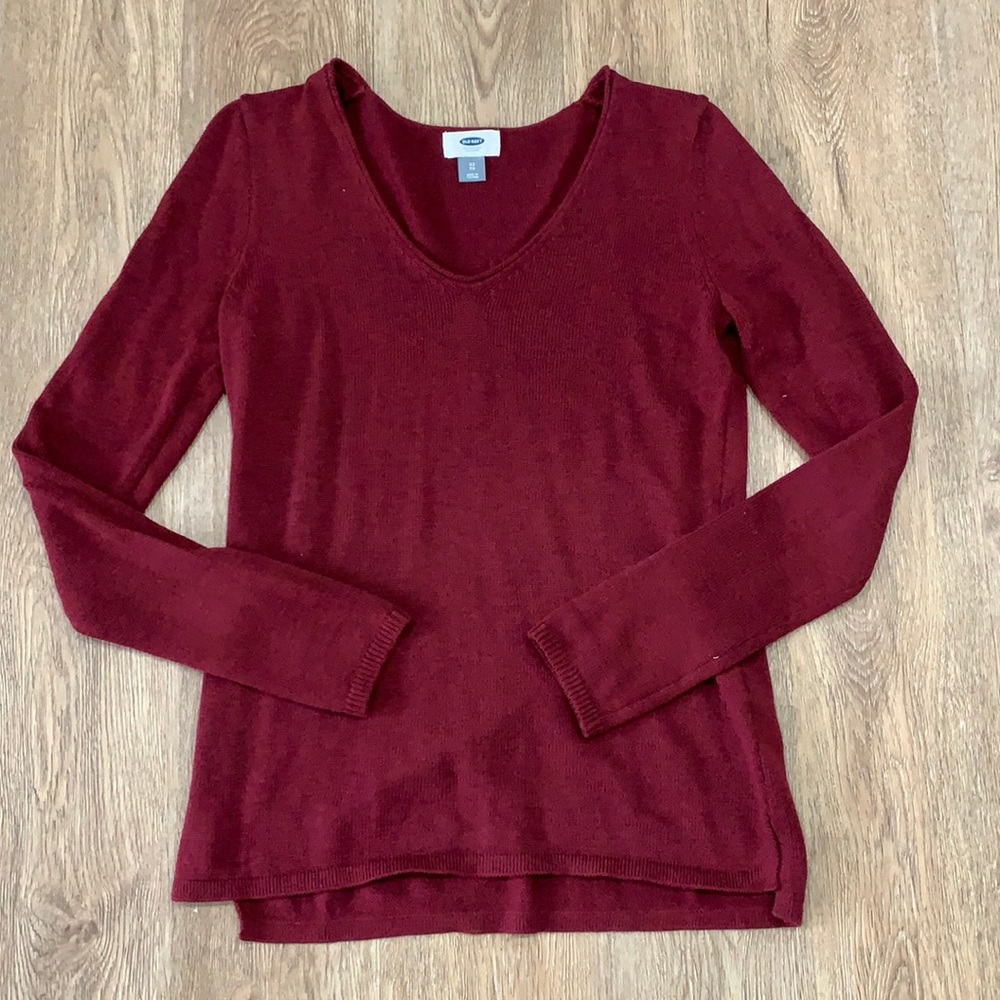 Old Navy Maroon Sweater